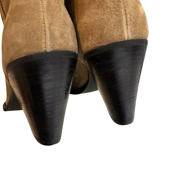 Grungemama Pull On Suede Pointy Toe Mid Calf Western Boots, Sz EU 39 - Picture 11 of 15